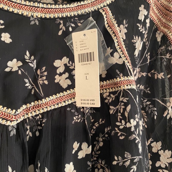 Daniel Rainn Estelle Embroidered Floral Tunic - Picture 3 of 6